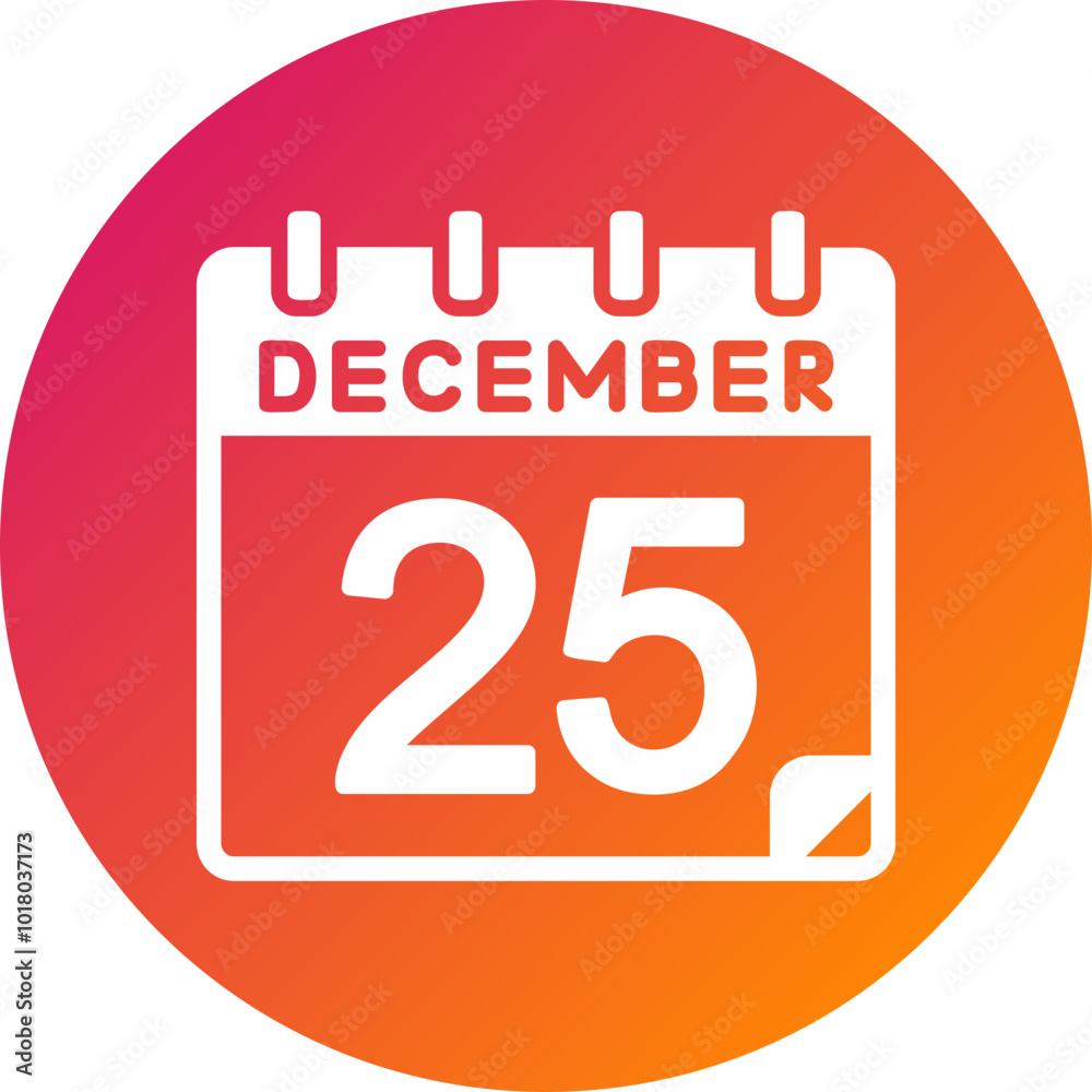 25 December Vector Icon Design 25 December Vector Icon Design