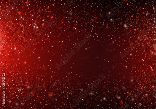 red abstract background with sparkles and magic