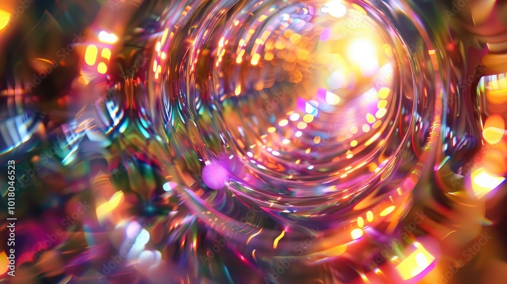 Mesmerizing holographic patterns that shimmer and dance across the frame Mesmerizing holographic patterns that shimmer and dance across the frame