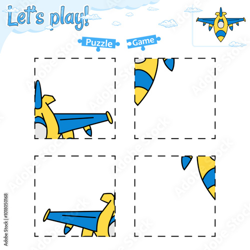 Lets play puzzle game of Jet plane 1