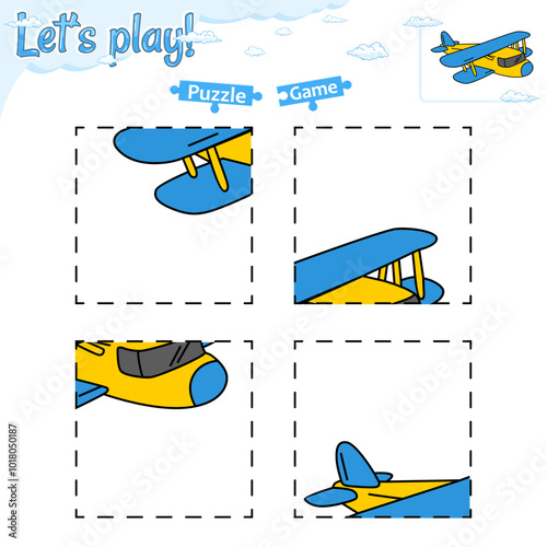 Lets play puzzle game of Stunt plane