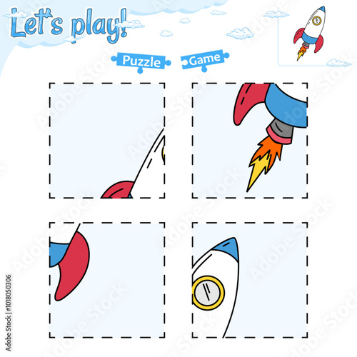 Lets play puzzle game with rocket