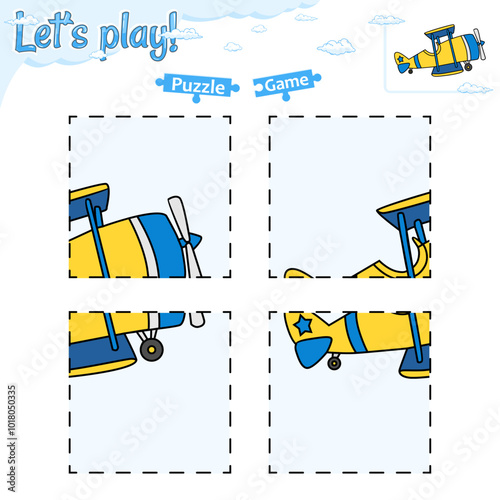 Lets play puzzle game with Stunt plane 1