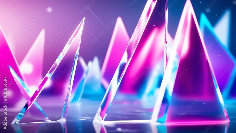 Crystal glass background Crystal glass background
