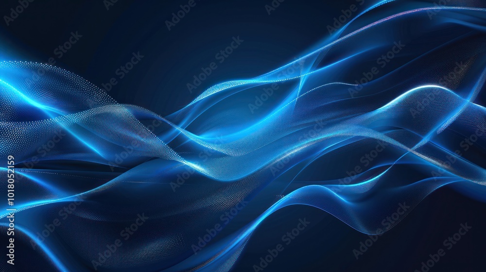 Abstract Blue Waves Abstract Blue Waves