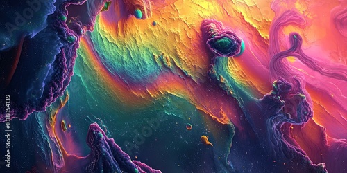 LSD acid trip concept