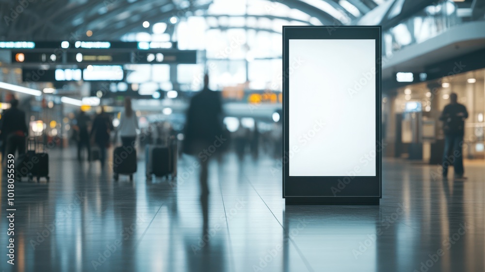 The Blank Airport Advertisement Board The Blank Airport Advertisement Board