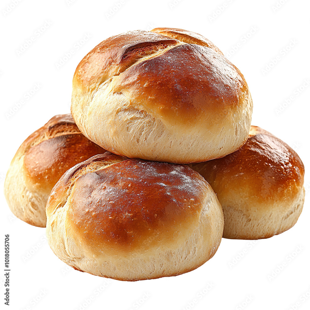 Fresh baked wheat buns isolated on transparent background Fresh baked wheat buns isolated on transparent background