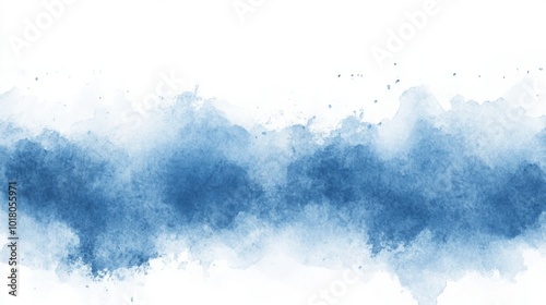 Abstract watercolor paint background dark blue color grunge texture for background, banner