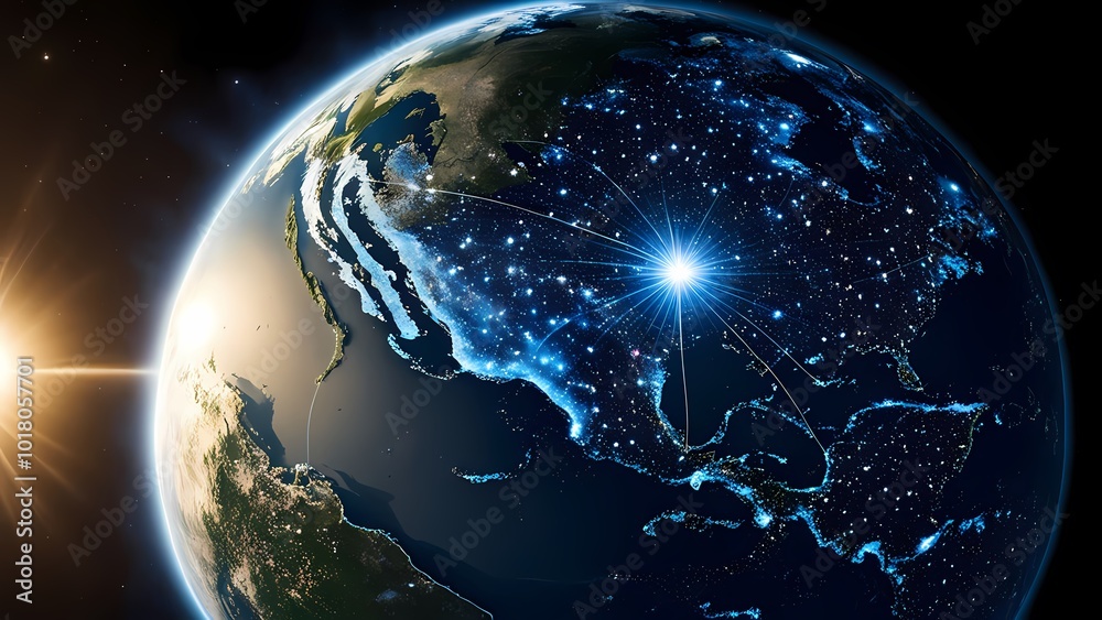 Obraz premium earth in space