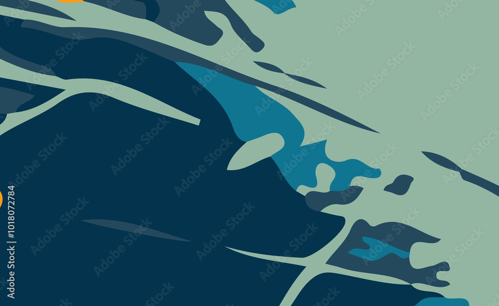 Naklejka premium Abstract background with Untidy Shapes