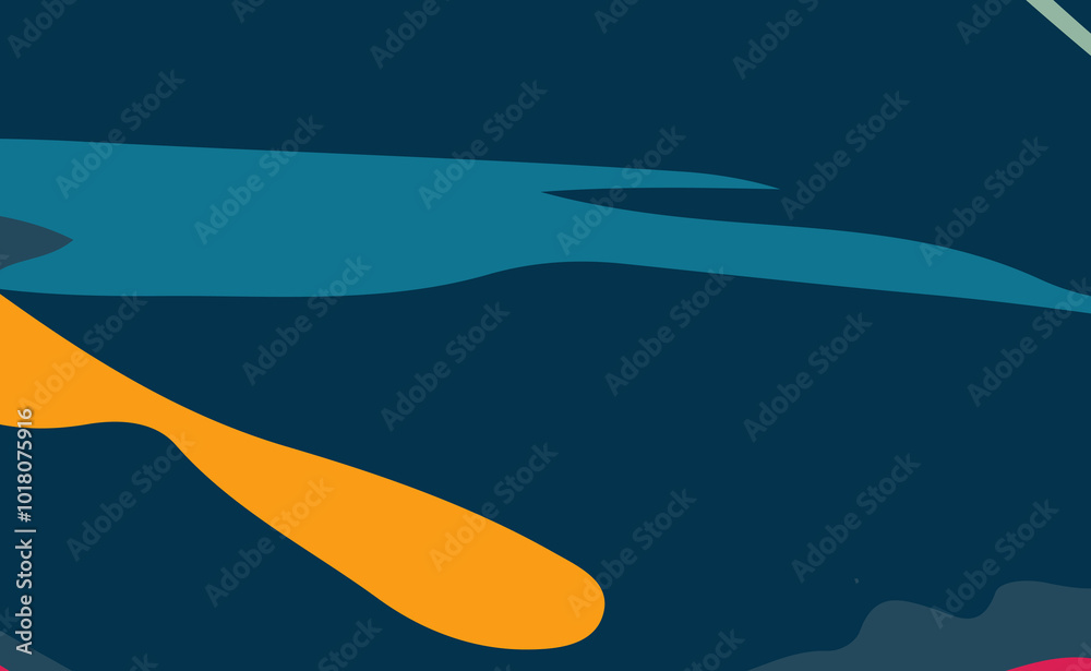 Abstract background with Untidy Shapes Abstract background with Untidy Shapes