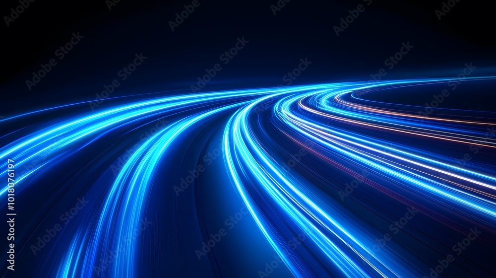Luminous blue lines speed. Neon color glowing lines background, high-speed light trails effect. Futuristic dynamic motion technology. Luminous blue lines speed. Neon color glowing lines background, high-speed light trails effect. Futuristic dynamic motion technology.