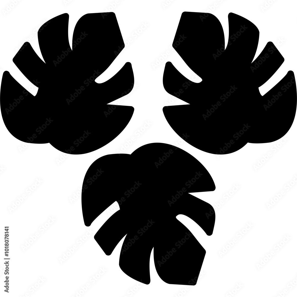 Obraz premium Monstera Leaf Icon
