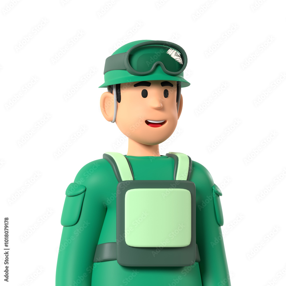Soldier Professional Profession Profile 3D Avatar Soldier Professional Profession Profile 3D Avatar