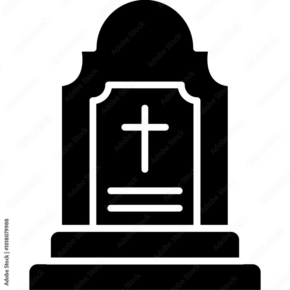 Obraz premium Grave Icon
