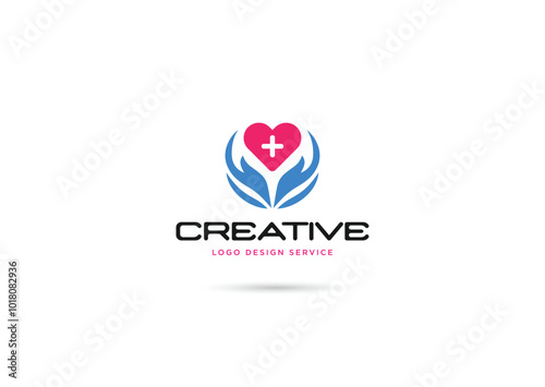 Medical logo clinic logo or care Logo