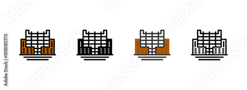 Set of Reinforcement Icon