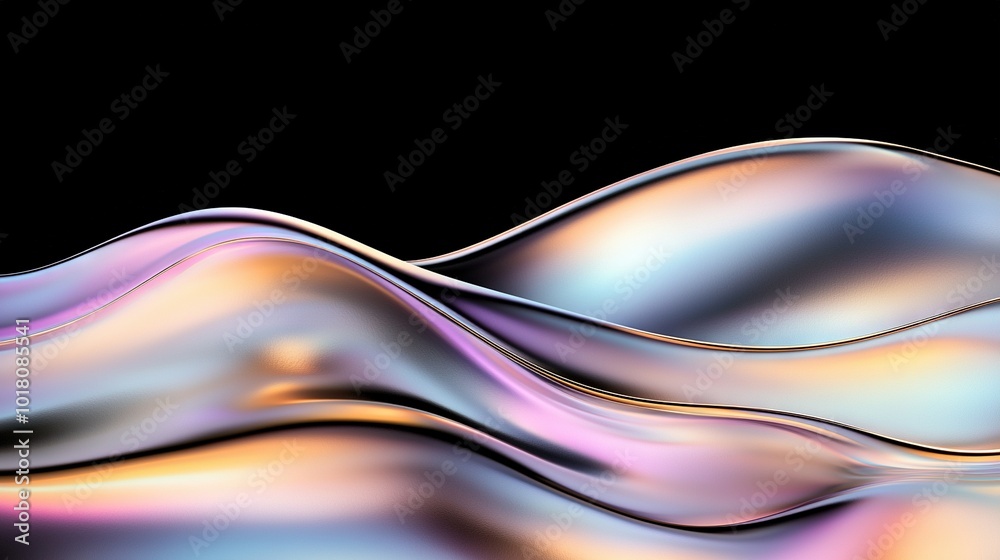 A zoomed-in photo of a smartphone displaying a fuzzy depiction of an ocean wave on its back panel A zoomed-in photo of a smartphone displaying a fuzzy depiction of an ocean wave on its back panel