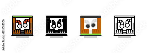 Set of Piping Icon