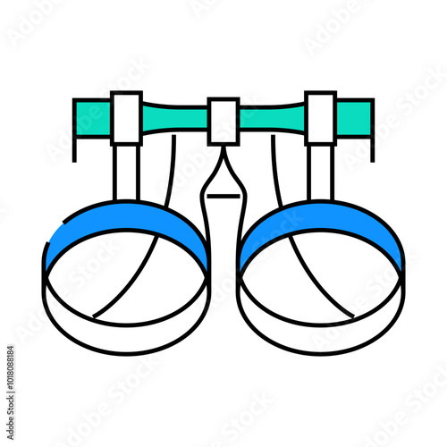 climbing harnesses mountaineering adventure line icon vector. climbing harnesses mountaineering adventure sign. isolated symbol illustration