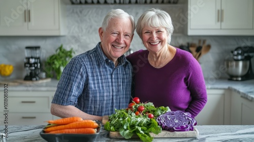 The Loving Couple with Vegetables