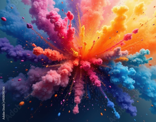 abstract watercolor background with blots