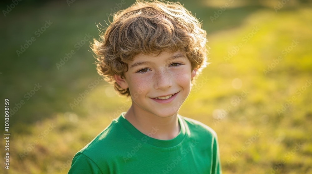The Smiling Boy in Sunshine The Smiling Boy in Sunshine
