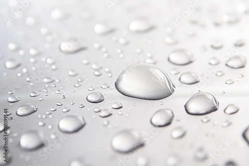 Wallpaper Mural Crystal Clear Water Droplets on Waterproof Texture   Torontodigital.ca