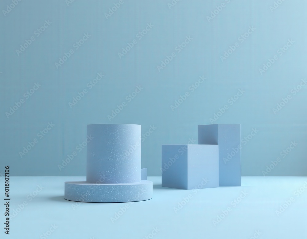 3d rendered illustration of a blue cube with a background 3d rendered illustration of a blue cube with a background