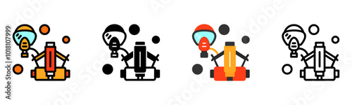 Set of SCBA Icon