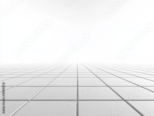 2408 39.A minimal white background with a subtle gray square grid pattern, presented in perspective. The grid lines recede toward the horizon, offering a modern, structured platform for technology