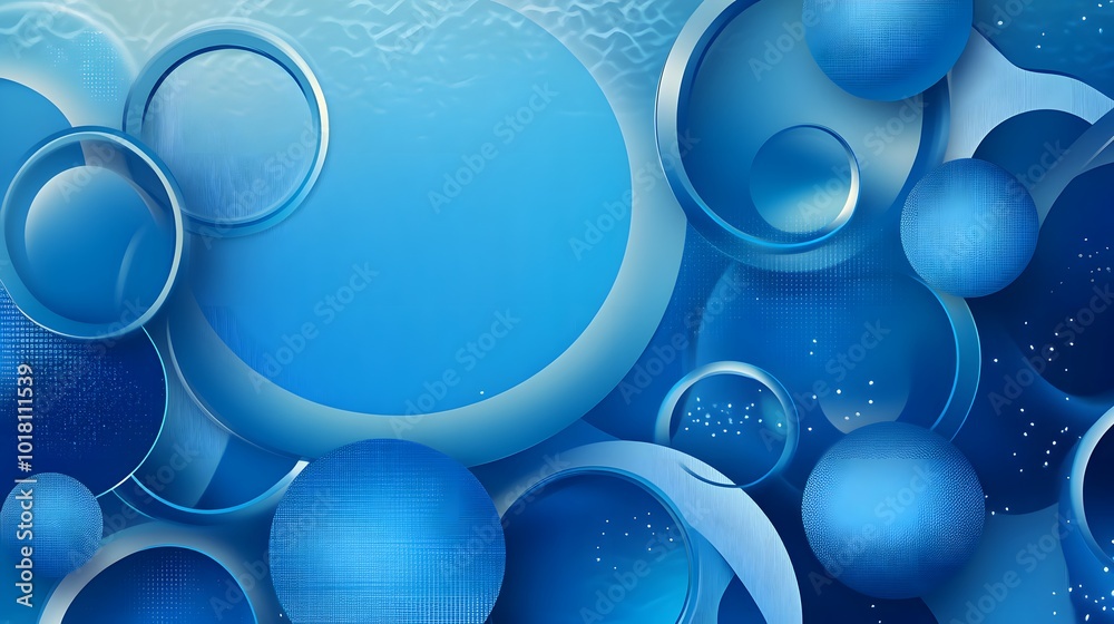Abstract blue modern background with circle elements. Digital technology concept. vector illustration Abstract blue modern background with circle elements. Digital technology concept. vector illustration