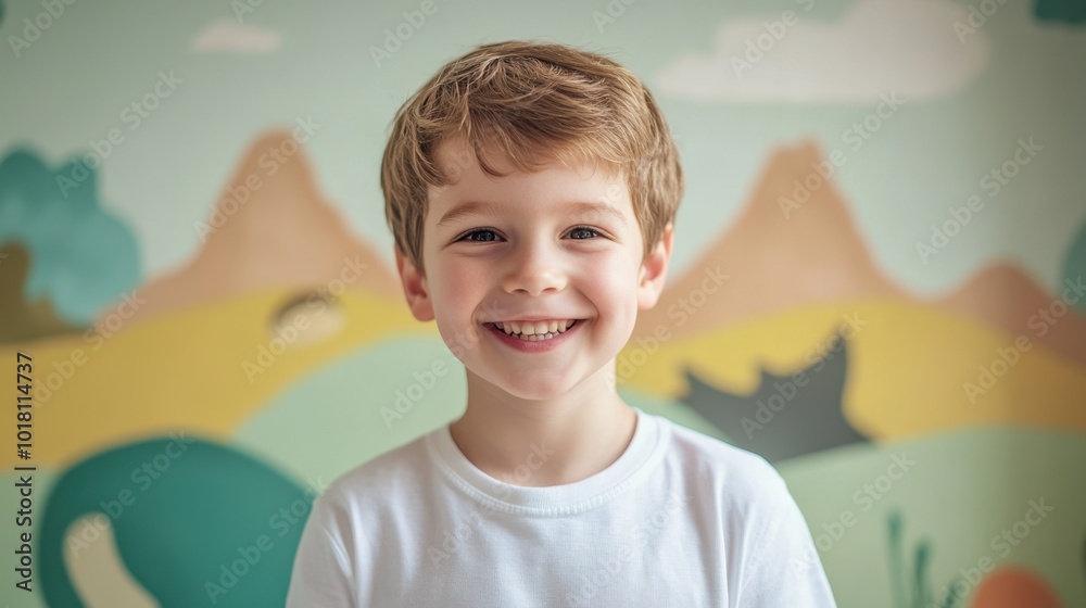 The Smiling Happy Little Boy The Smiling Happy Little Boy