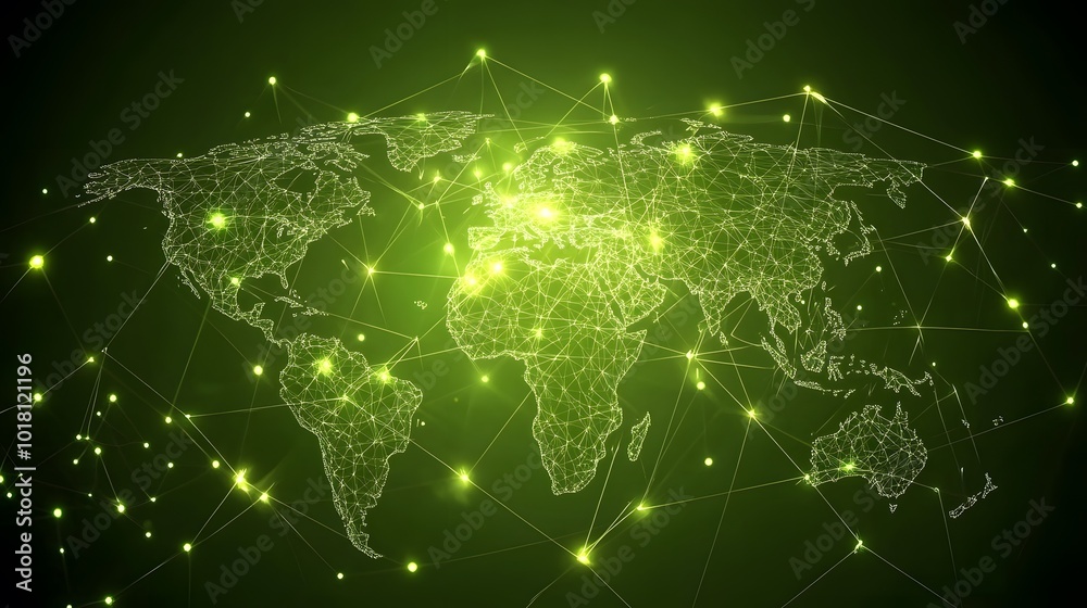 Map of the planet. Global social network. Future. Vector.Green futuristic background with planet Earth. Internet and technology. Floating Green plexus geometric background.
Map of the planet. Global social network. Future. Vector.Green futuristic background with planet Earth. Internet and technology. Floating Green plexus geometric background.