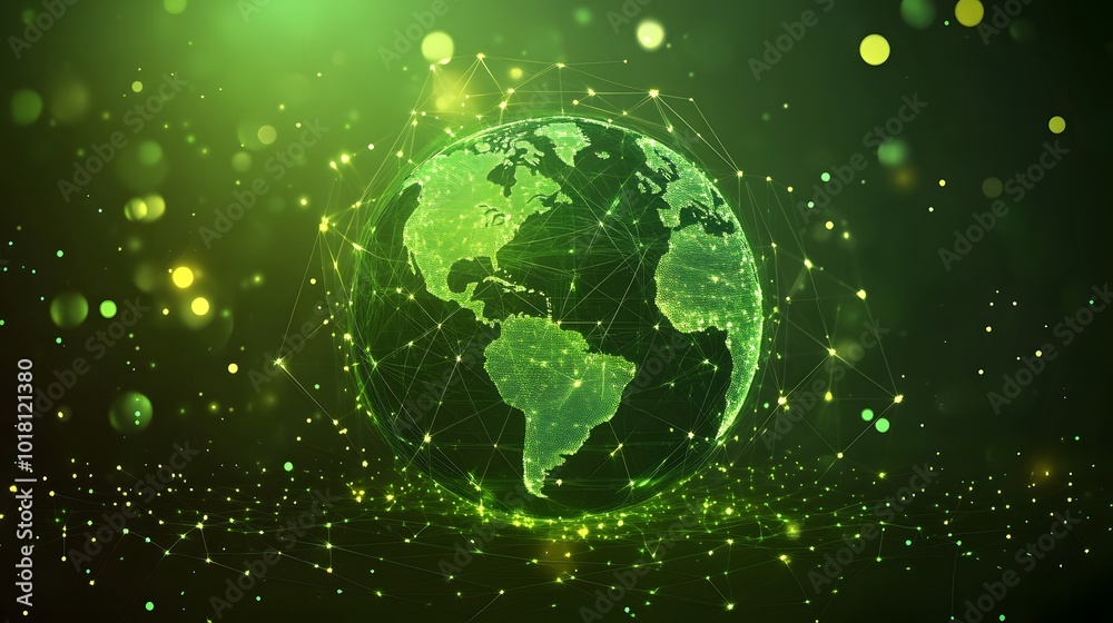Map of the planet. Global social network. Future. Vector.Green futuristic background with planet Earth. Internet and technology. Floating Green plexus geometric background.
Map of the planet. Global social network. Future. Vector.Green futuristic background with planet Earth. Internet and technology. Floating Green plexus geometric background.