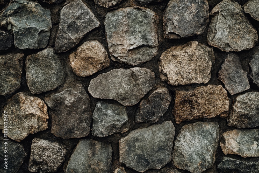 Background material of stone wall - generative ai Background material of stone wall - generative ai