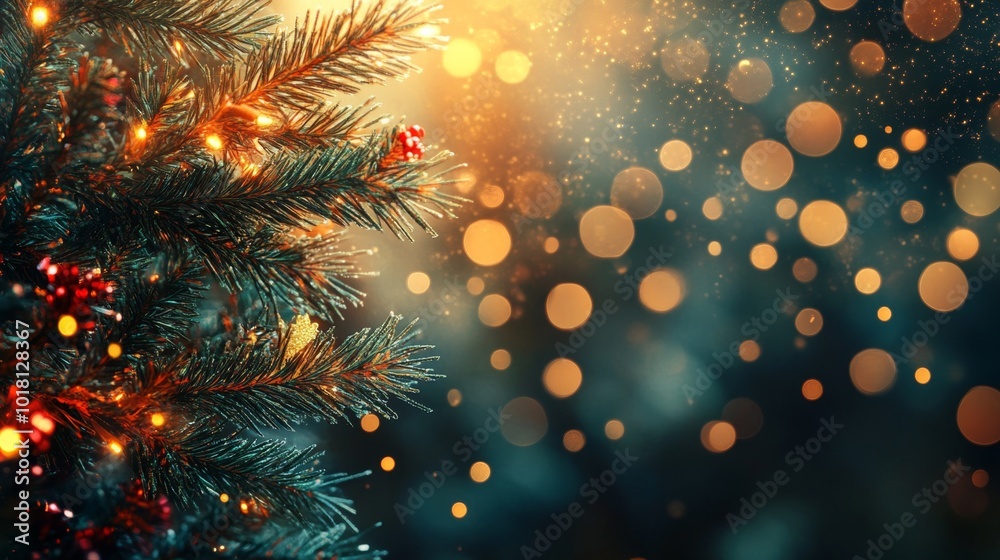 Christmas Lights Bokeh. Christmas Lights Bokeh.