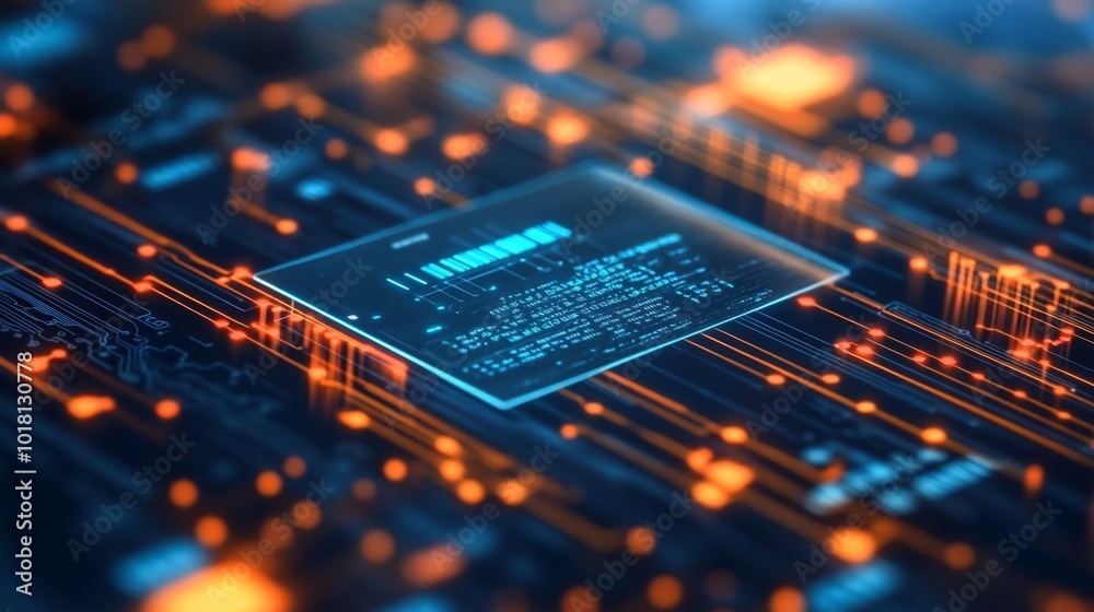 Obraz premium Digital Circuitry.