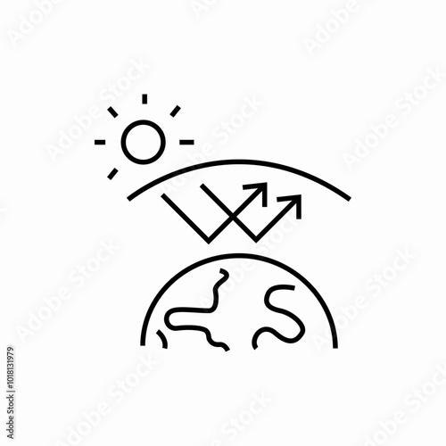 climate change icon sign vector