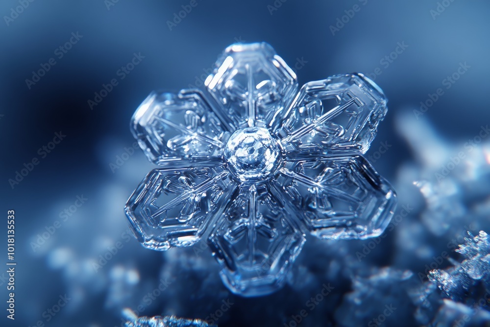 A snowflake. Generative AI A snowflake. Generative AI