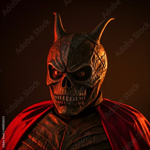 red devil mask photo