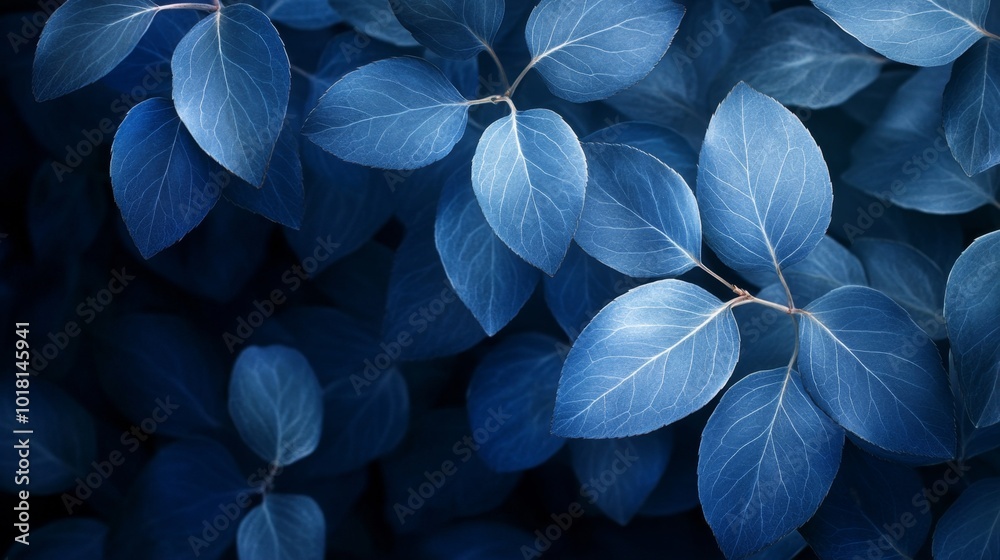 Blue Leaf Texture. Blue Leaf Texture.