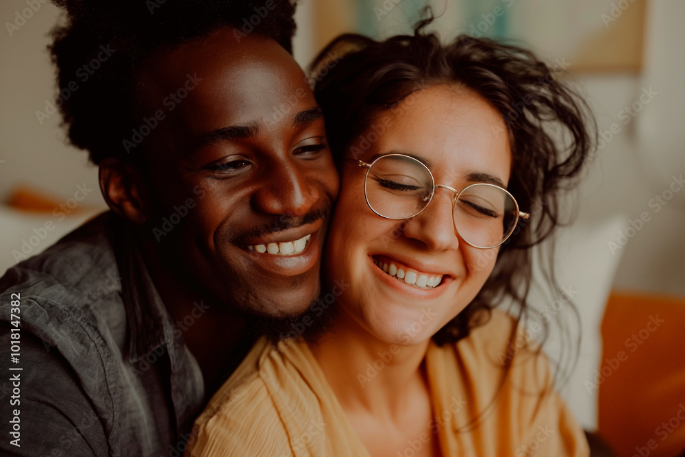 happy multiracial couple happy multiracial couple