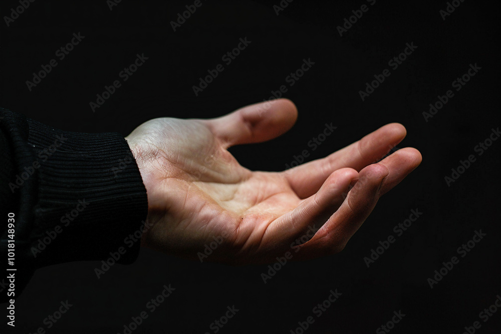 Ai generated photo of human hand arm palm Ai generated photo of human hand arm palm