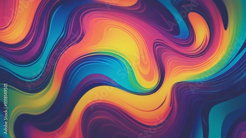 rainbow gradient waves colorful liquid background