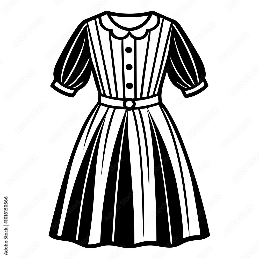 a linen dress vector a linen dress vector