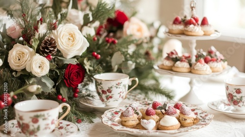 Wallpaper Mural Festive Tea Party. Torontodigital.ca