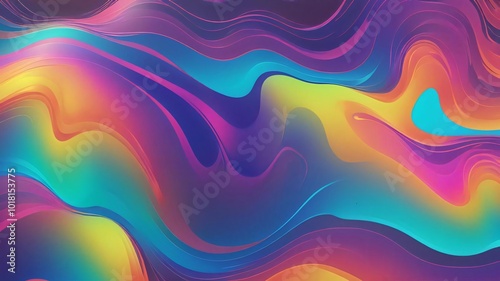 rainbow gradient waves colorful liquid background