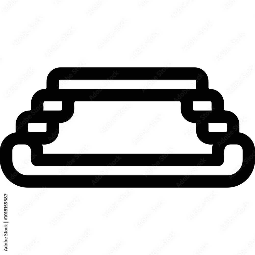 Simple vector icon pizza oven Simple vector icon pizza oven